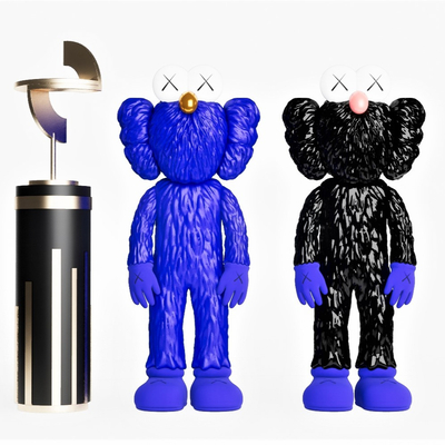  现代公仔雕塑su模型 