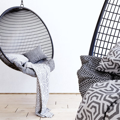  现代户外吊椅su模型 