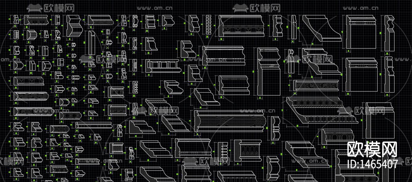 角线动态块cad图库下载（渲染图7）