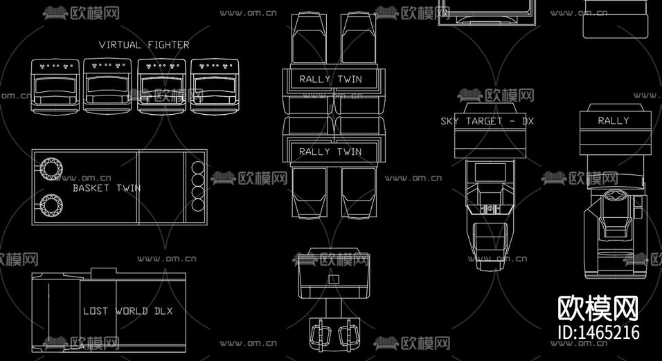 游戲機咖啡機cad圖庫下載(渲染圖4)