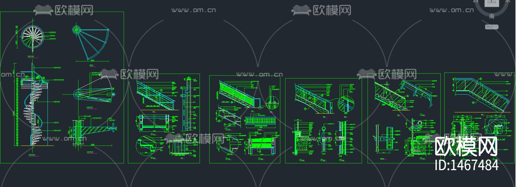 楼梯施工cad节点图