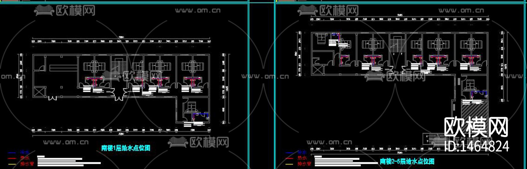 养老院水电系统cad施工图