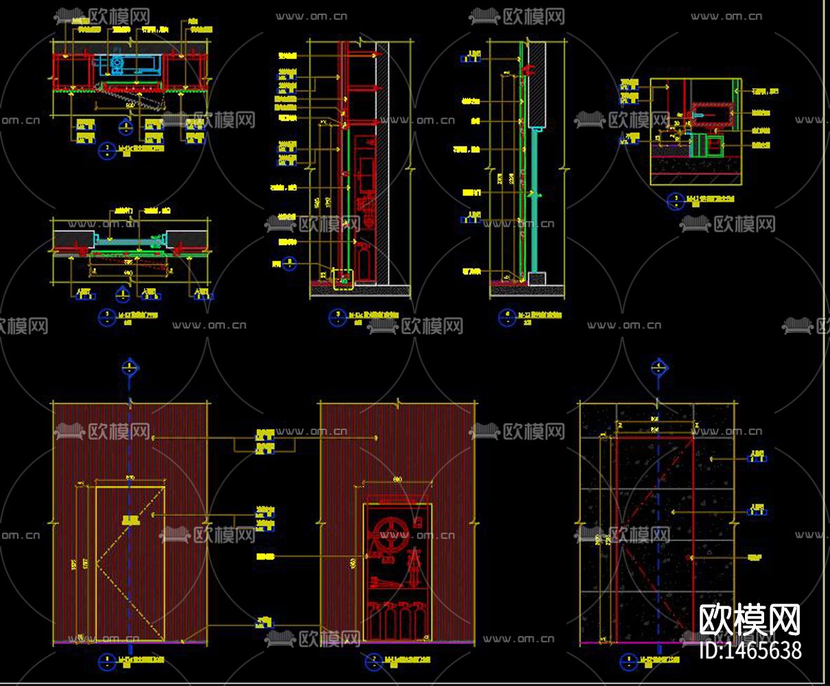 消火栓cad节点图下载（渲染图10）
