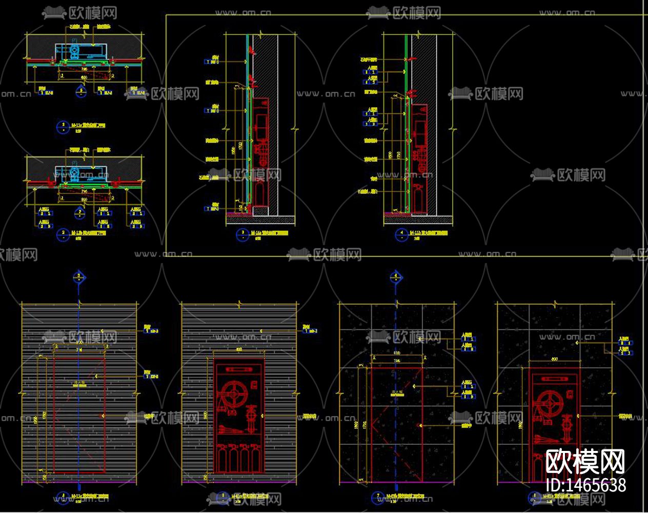 消火栓cad节点图下载（渲染图4）