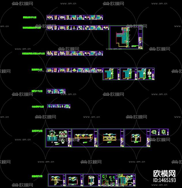 建筑外立面cad施工图下载（渲染图9）