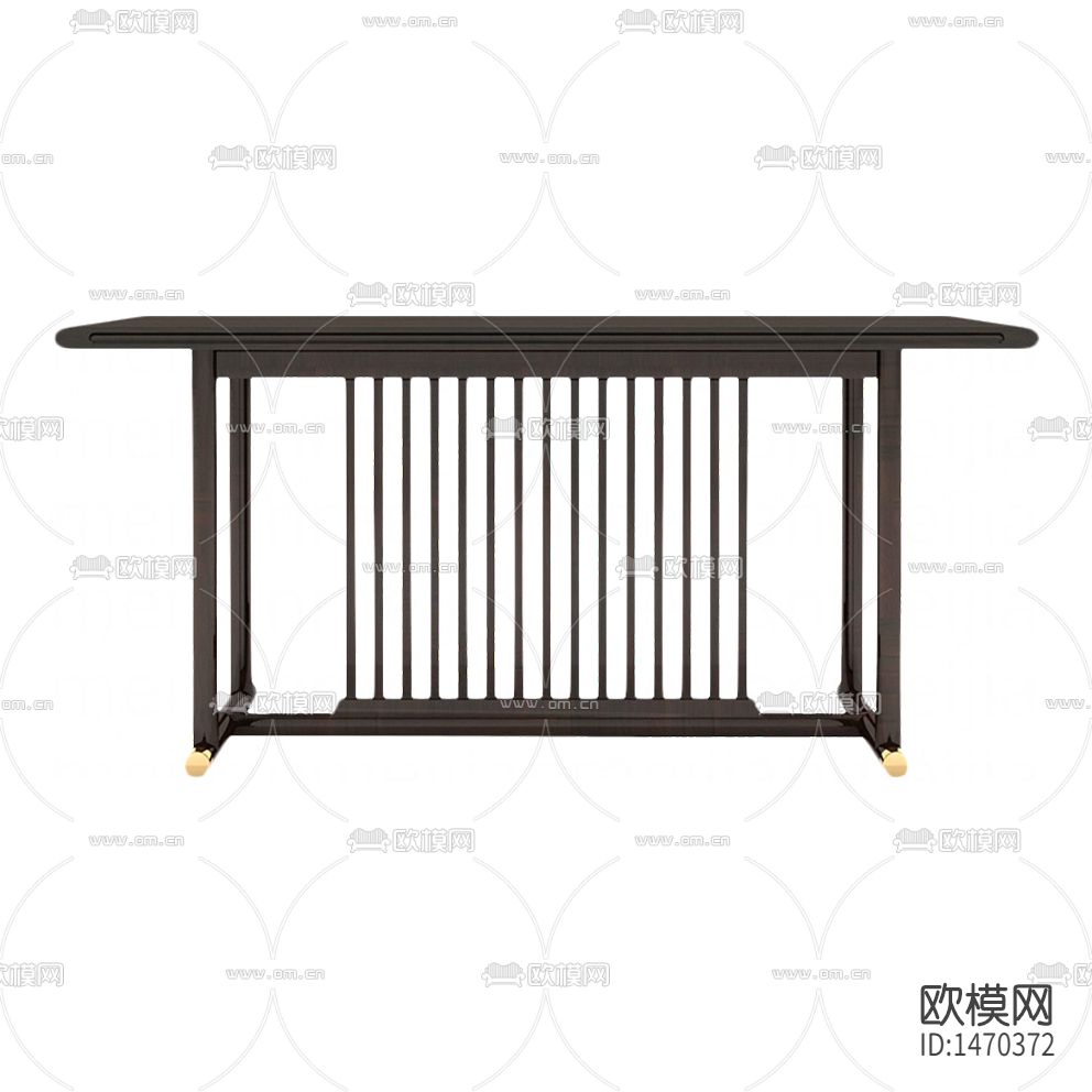 新中式禅意实木餐桌下载