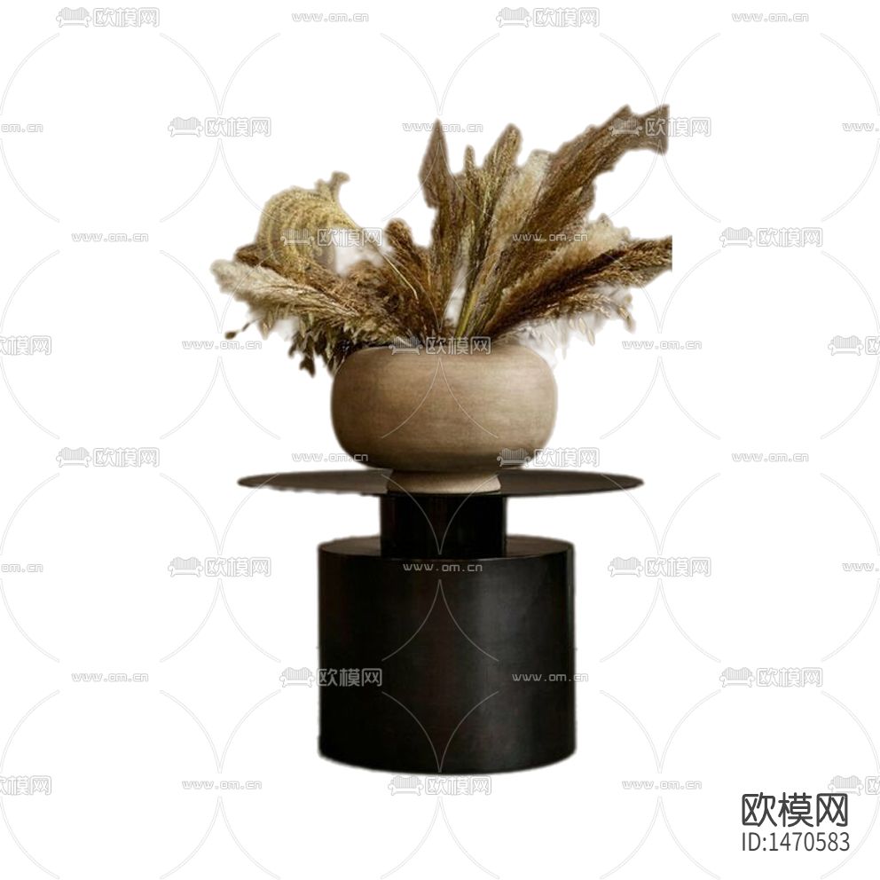 北欧简约创意金属圆形花几下载