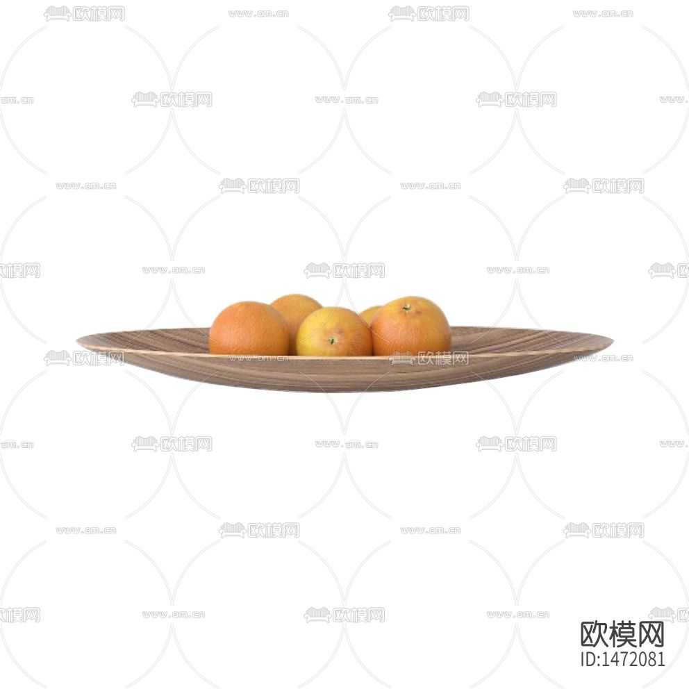 北欧简约实木水果盘