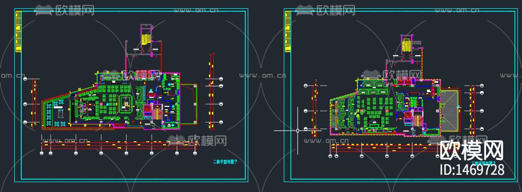 酒吧cad施工图