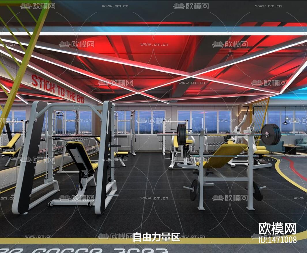 丘瑞斯特健身房cad施工图