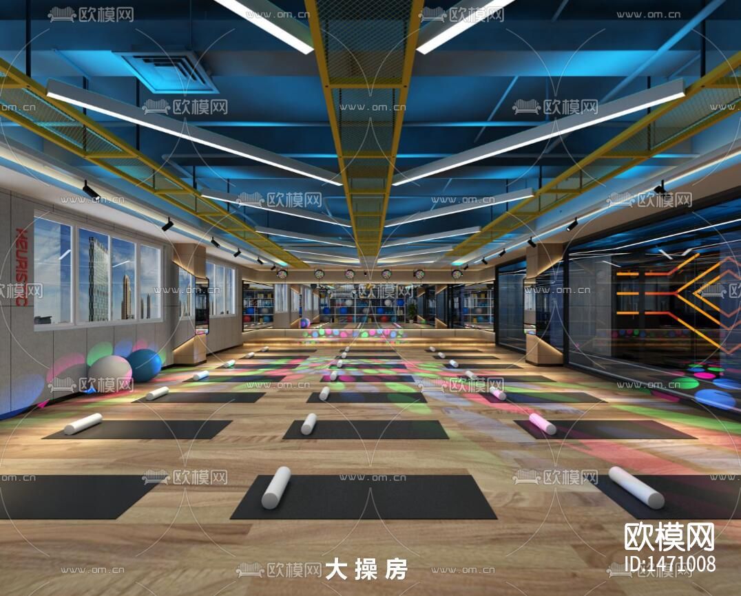 丘瑞斯特健身房cad施工图