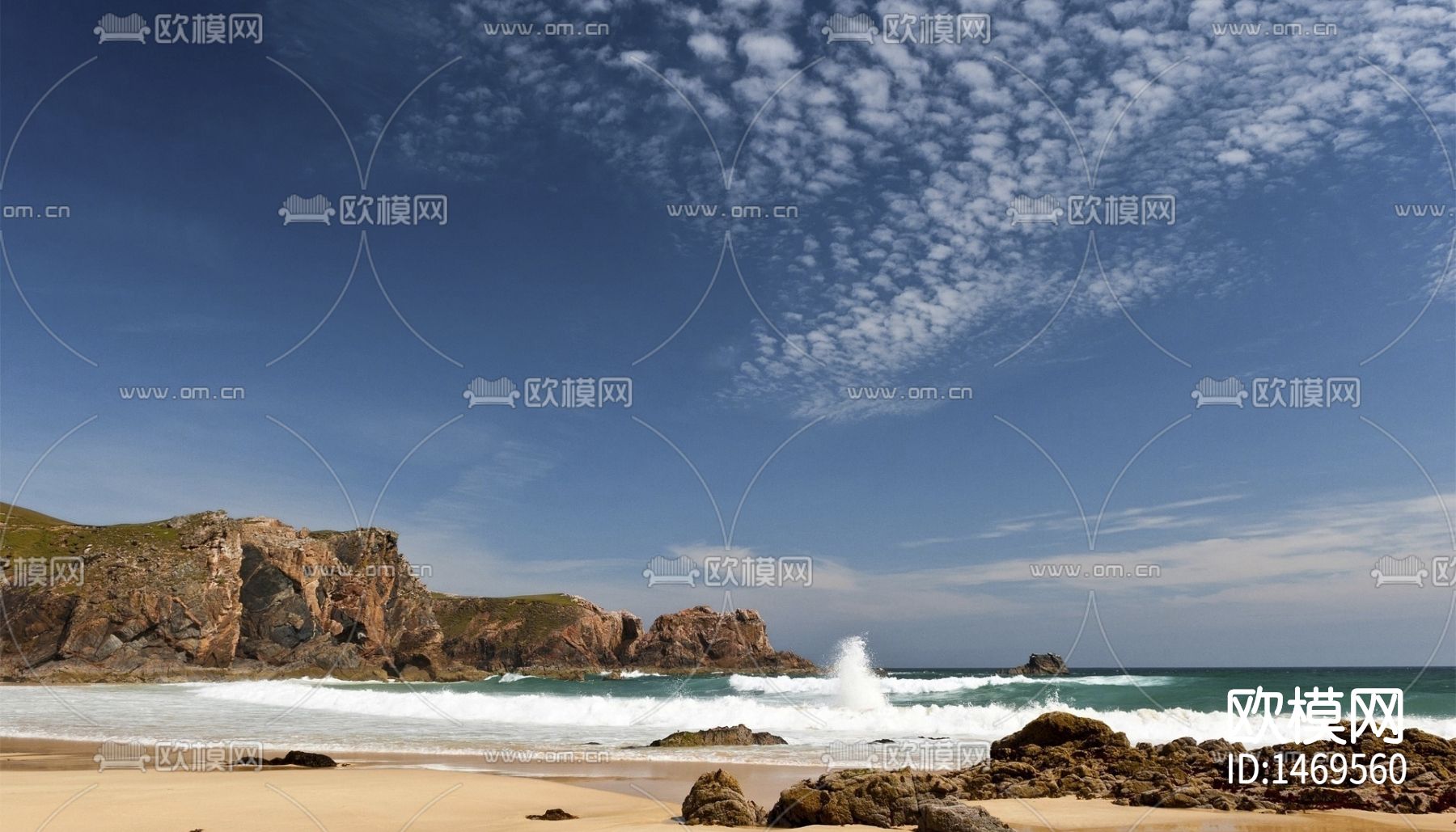 海滨城市外景贴图