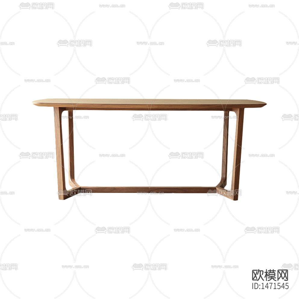 北欧简约实木餐桌下载