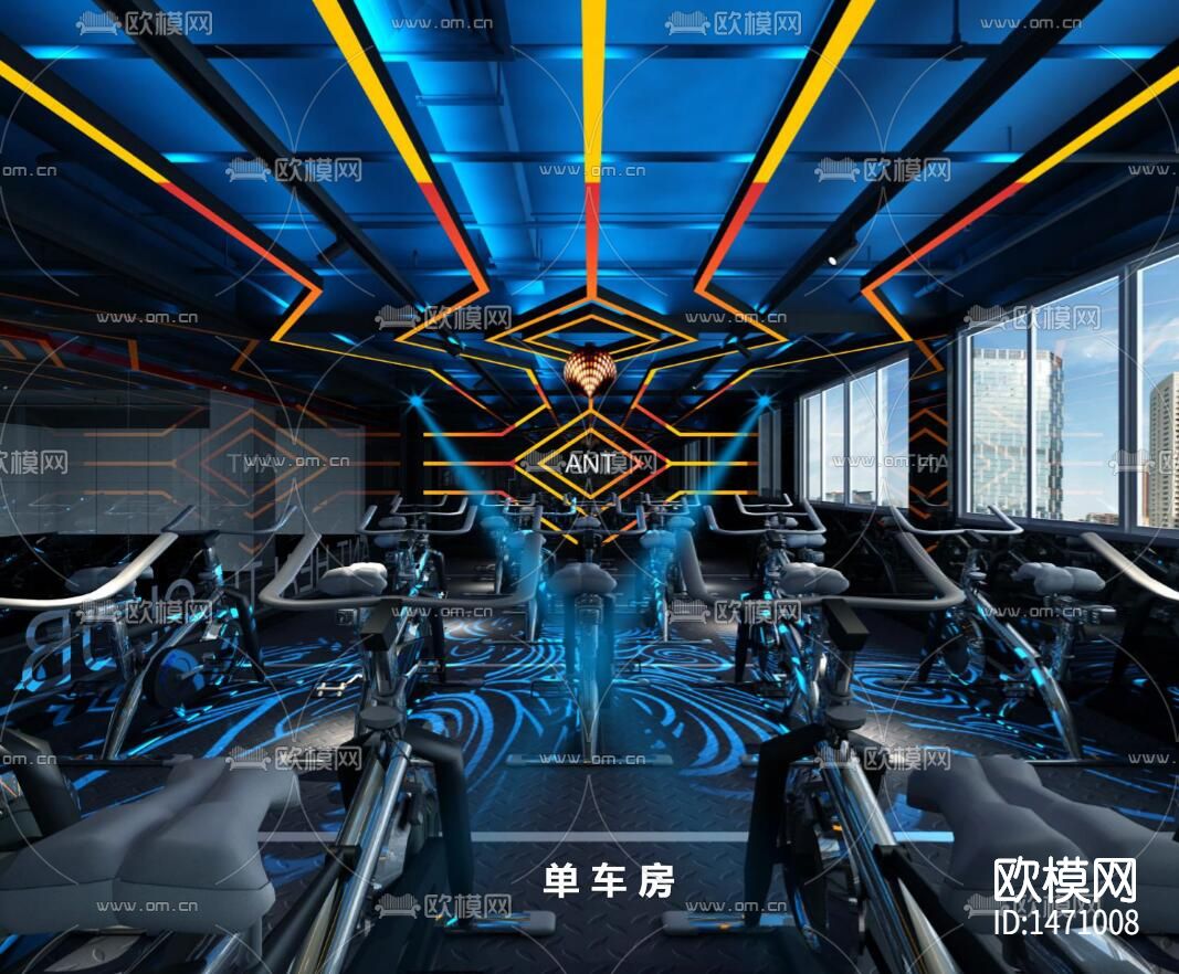 丘瑞斯特健身房cad施工图