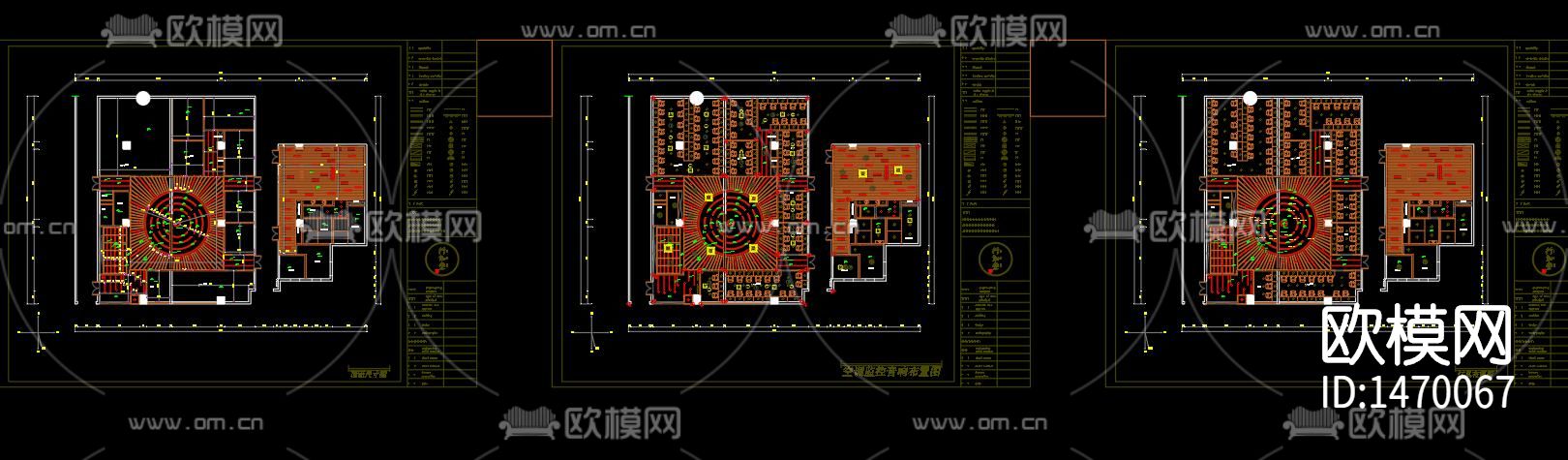 网吧网咖娱乐场所cad施工图