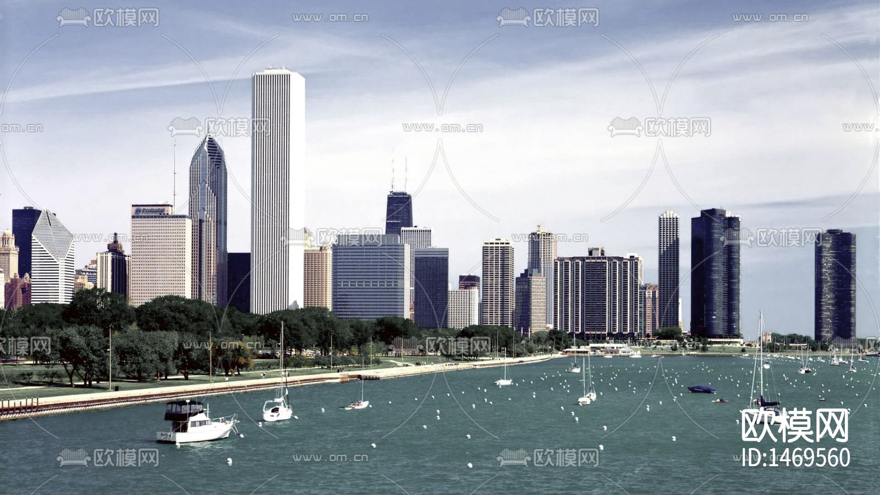 海滨城市外景贴图
