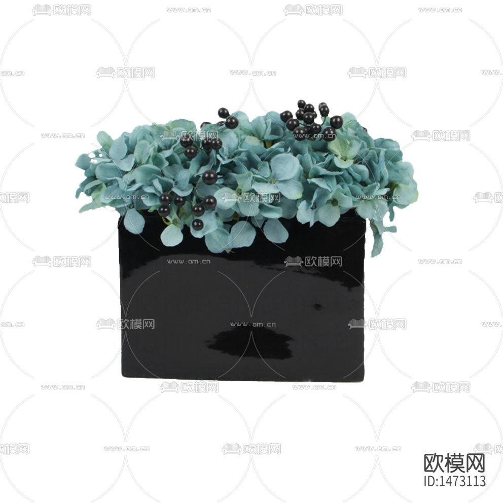 新中式创意陶瓷花瓶摆放绿植下载