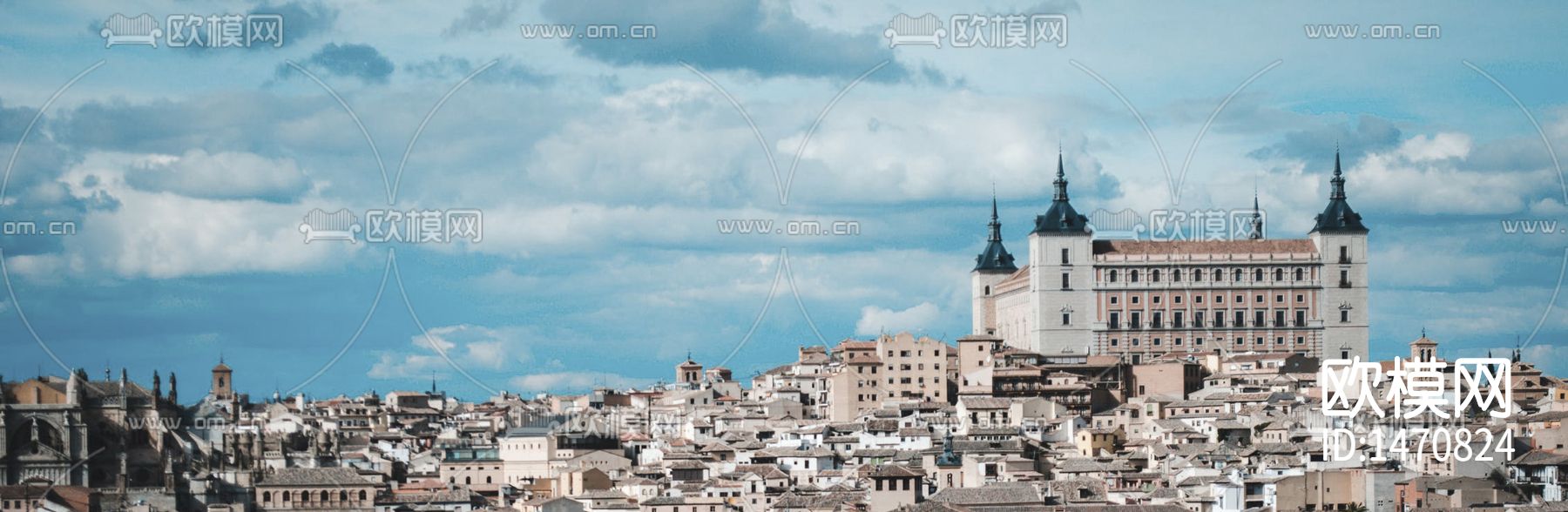 欧式城市外景贴图下载