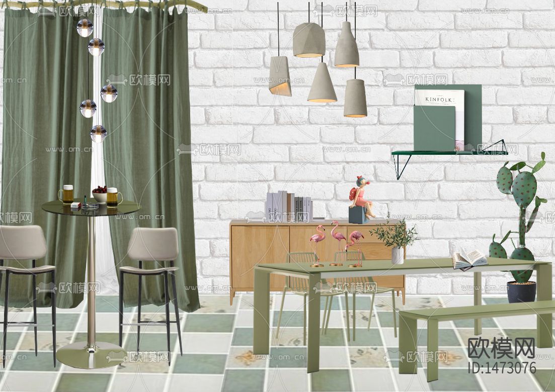 北欧简约创意餐厅