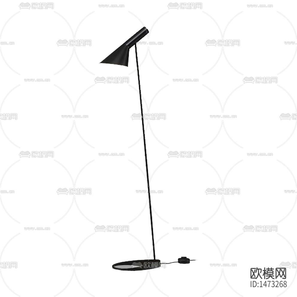 北欧极简金属落地灯下载