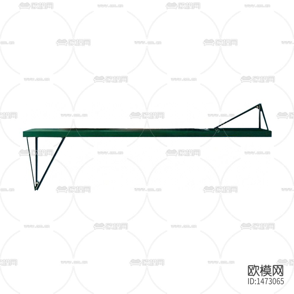 北欧简约实木金属置物架下载