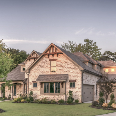  乡村别墅花园外景贴图 