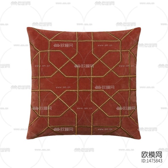 現(xiàn)代輕奢創(chuàng)意幾何印花布藝地毯下載