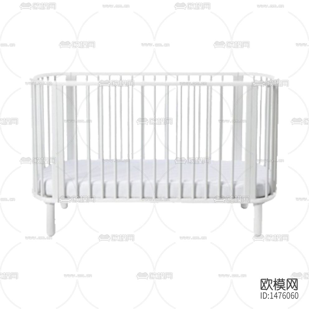 现代简约实木婴儿床下载