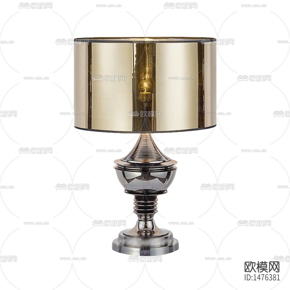 美式轻奢创意金属台灯下载