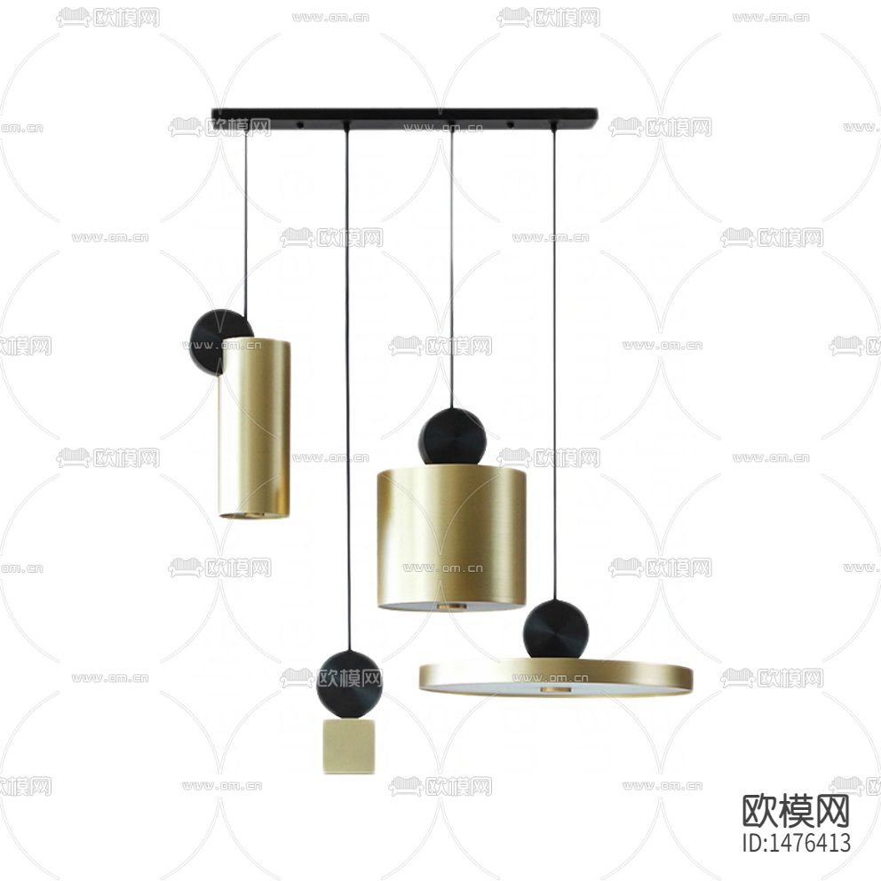 现代轻奢创意金属吊灯