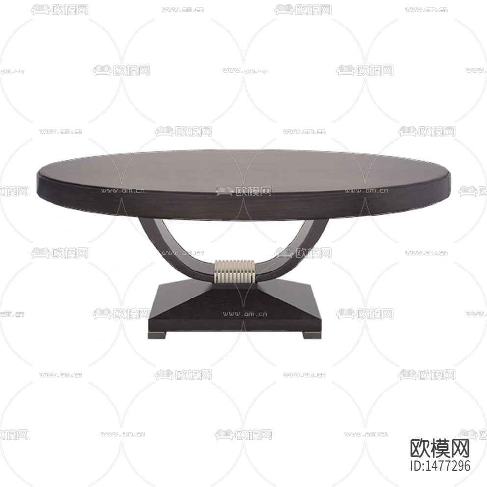 新古典实木金属圆形餐桌下载