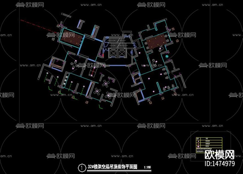 架空层花园cad施工图下载(渲染图2)
