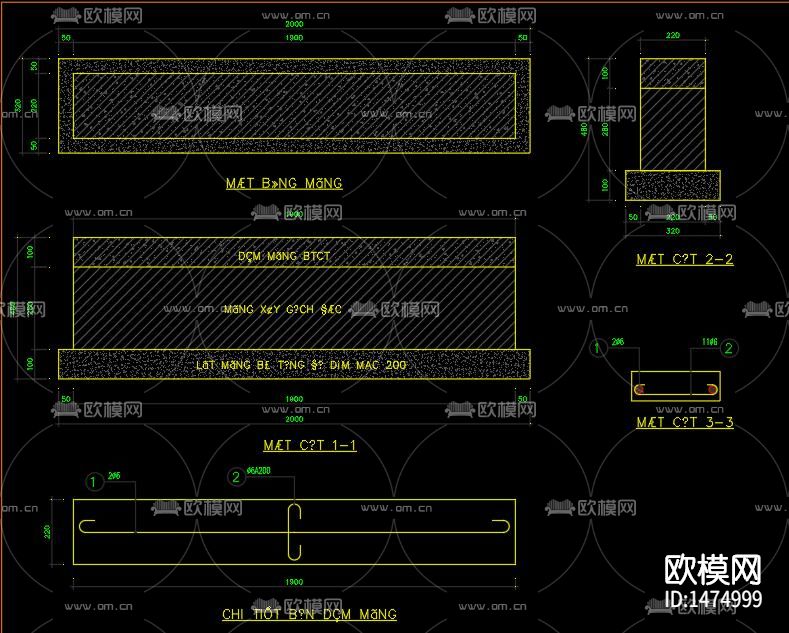 墓碑节点大样下载（渲染图2）