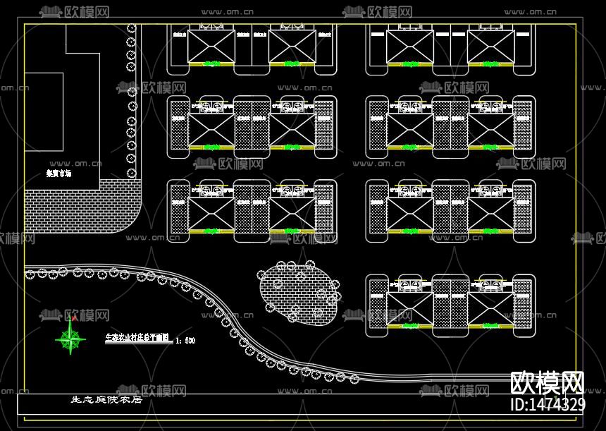 别墅cad施工图下载（渲染图1）