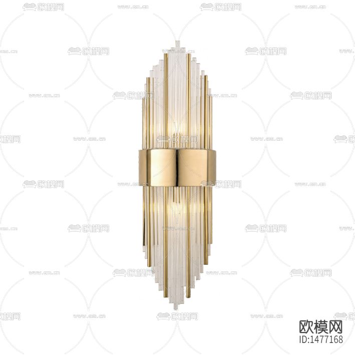 现代轻奢金属水晶壁灯