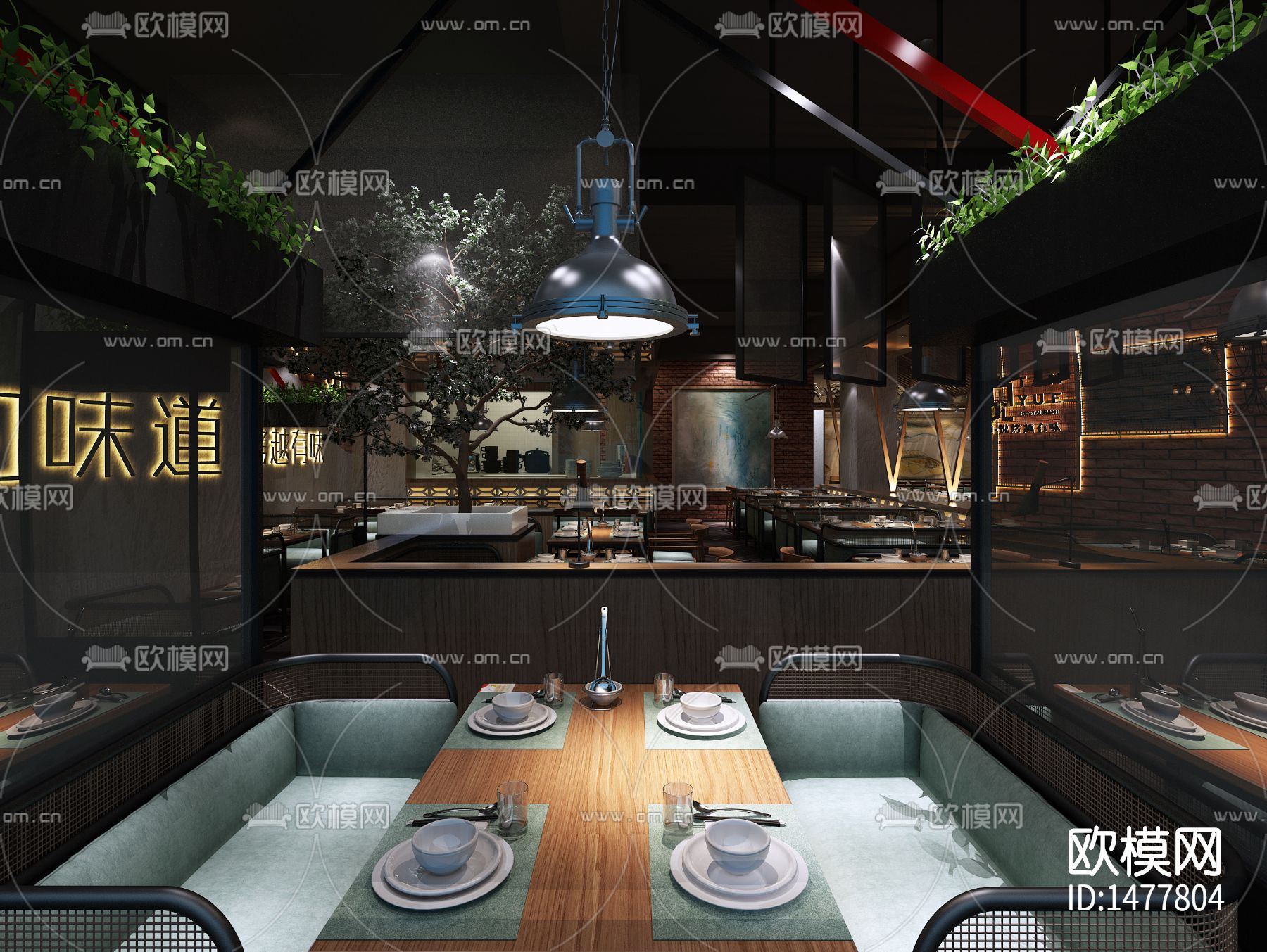 餐厅cad施工图