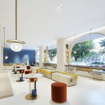 奥迅设计 现代售楼处洽谈区