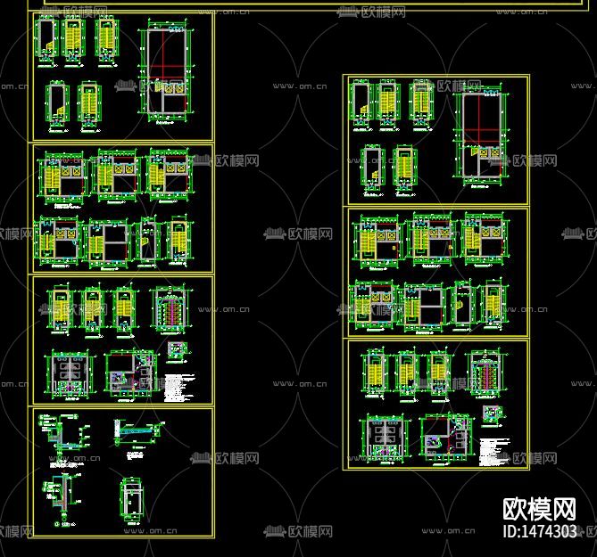 酒店cad施工图下载（渲染图9）