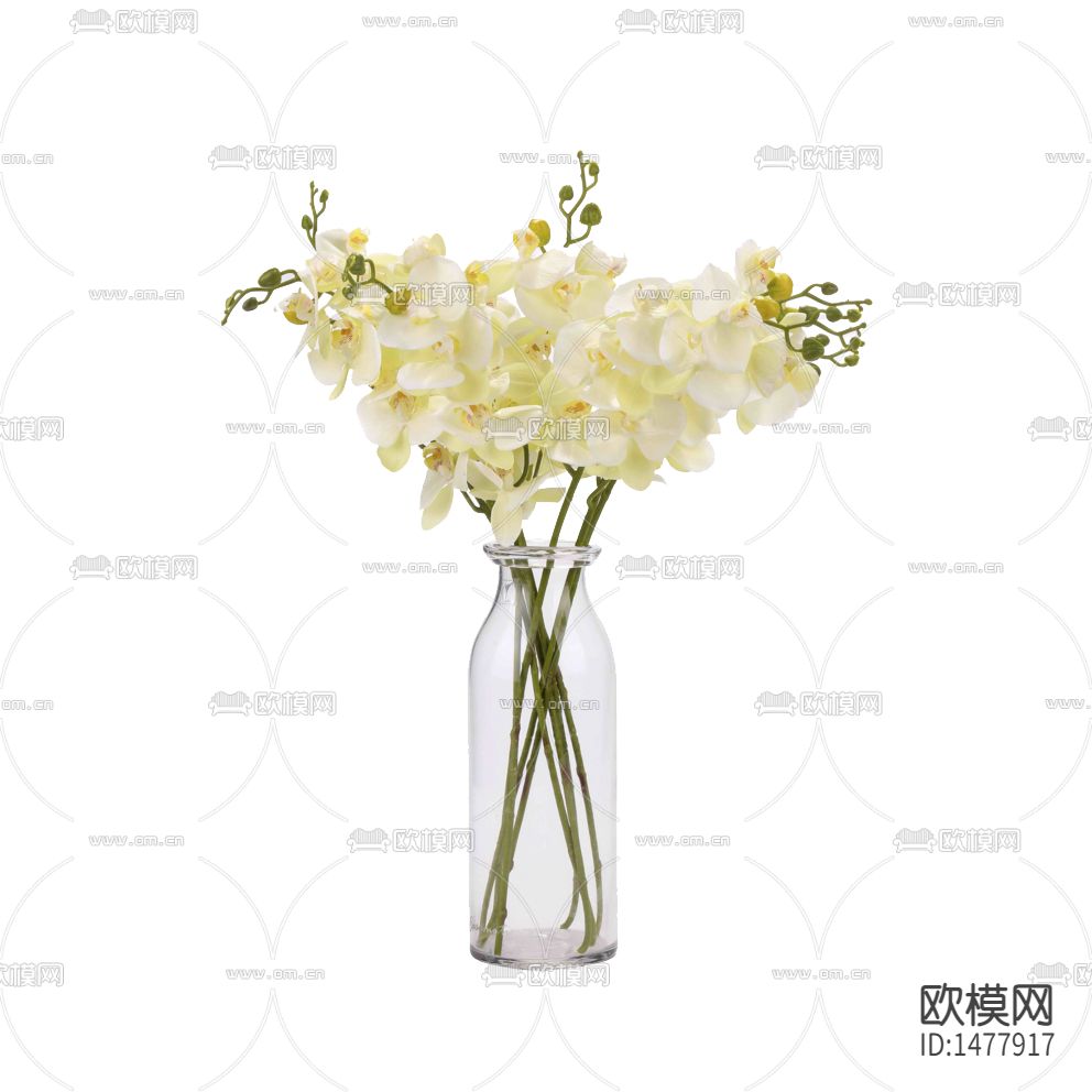 现代简约创意玻璃花瓶摆放花艺