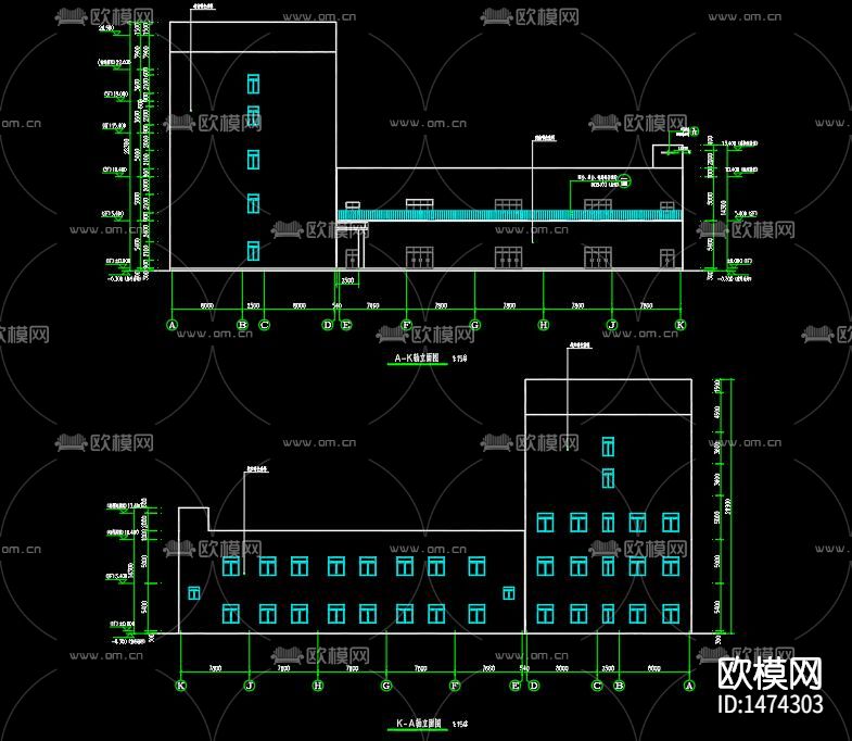 酒店cad施工图下载（渲染图7）