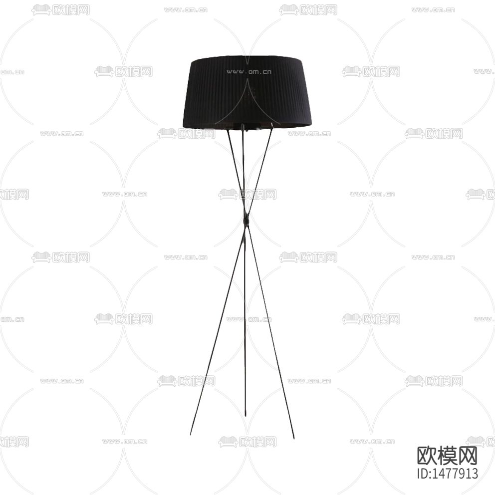 北欧极简创意金属三脚落地灯下载