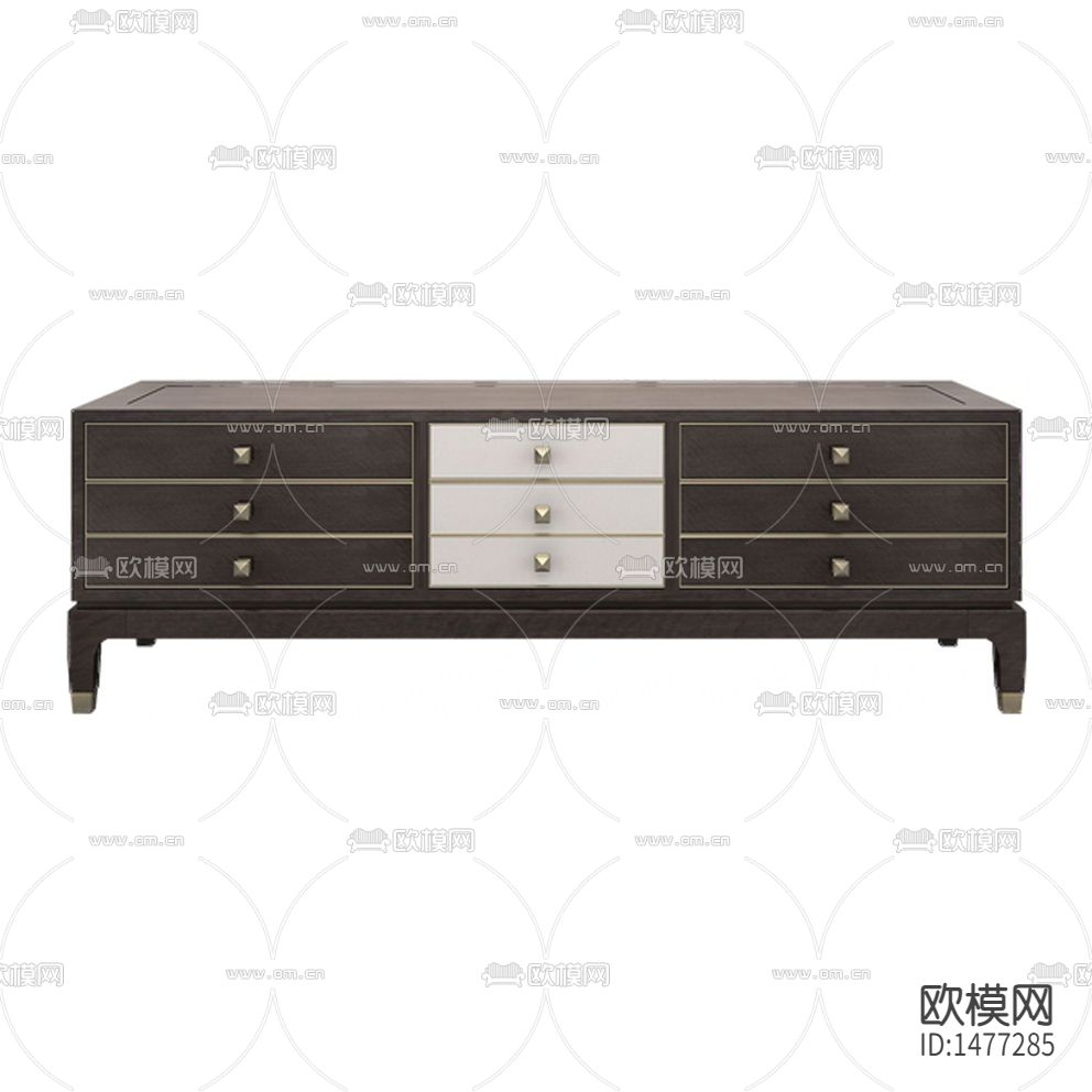 新古典创意实木金属茶几下载