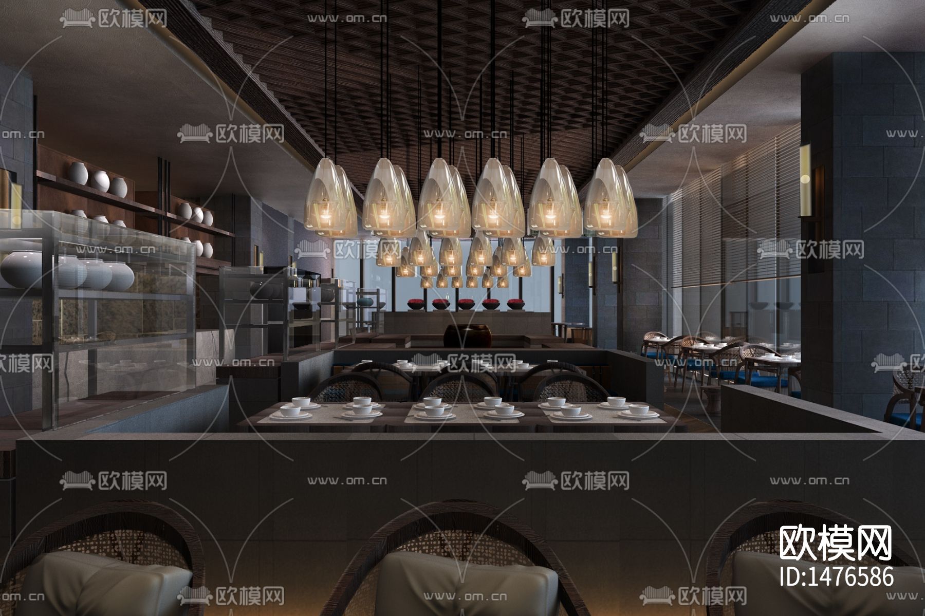 酒店样板房cad施工图下载（渲染图9）