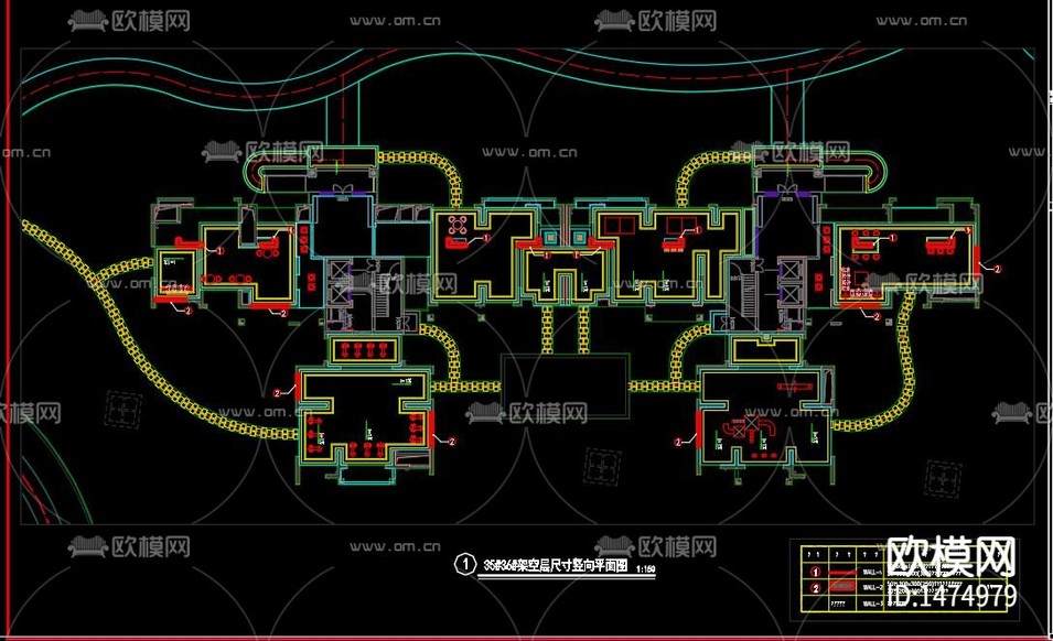 架空层花园cad施工图下载(渲染图8)