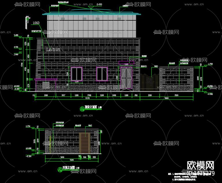 景观规划cad施工图下载（渲染图9）