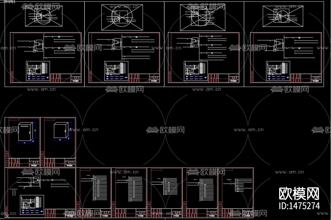 小三箱钣金图纸下载（渲染图10）