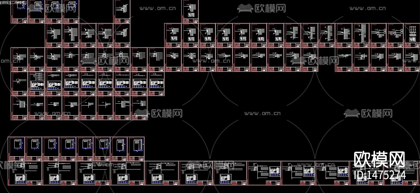 小三箱钣金图纸下载（渲染图2）