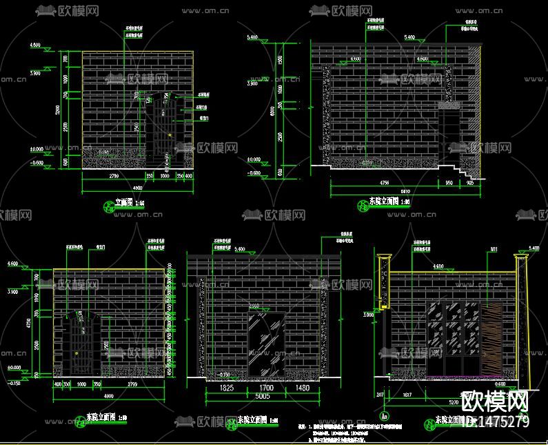 景观规划cad施工图下载（渲染图8）