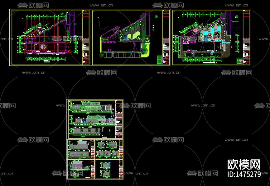 景观规划cad施工图下载（渲染图10）
