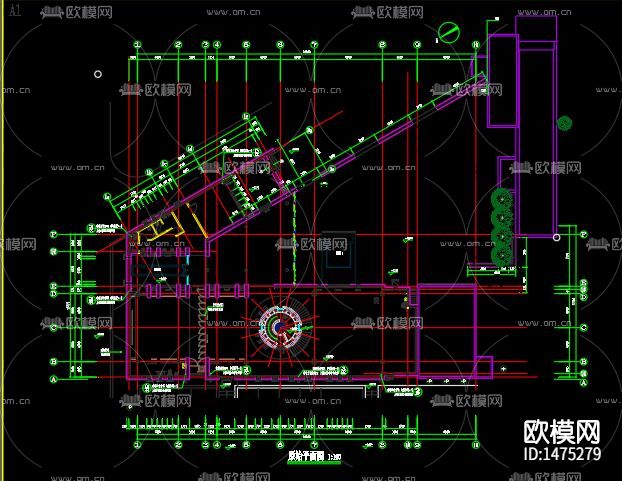 景观规划cad施工图下载（渲染图3）